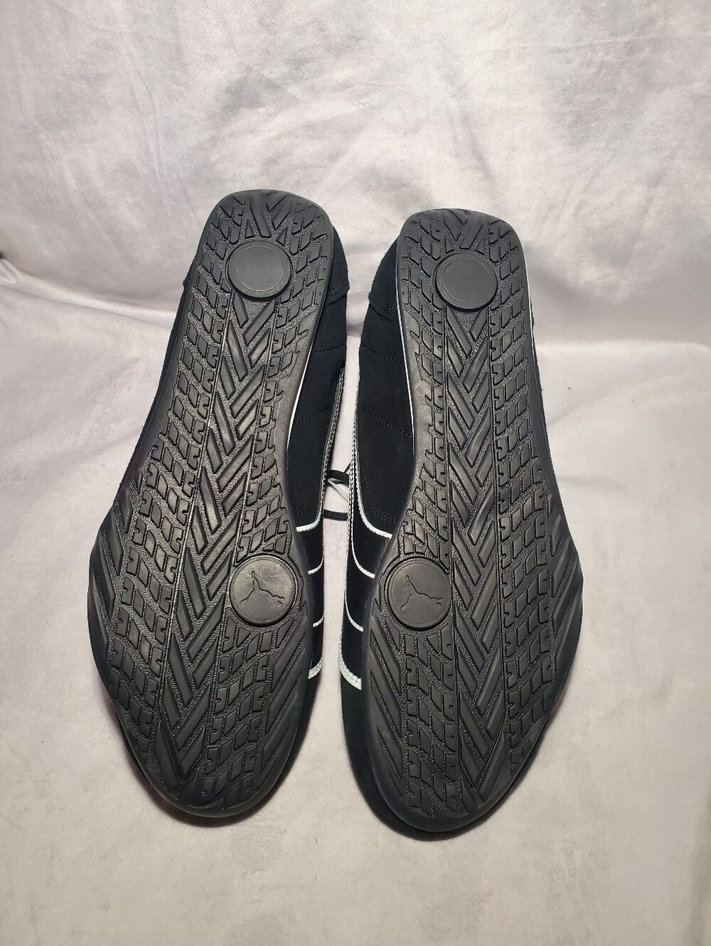 Puma Catch SD Premium Suede Sneaker Black White size 11 - Picture 6 of 8